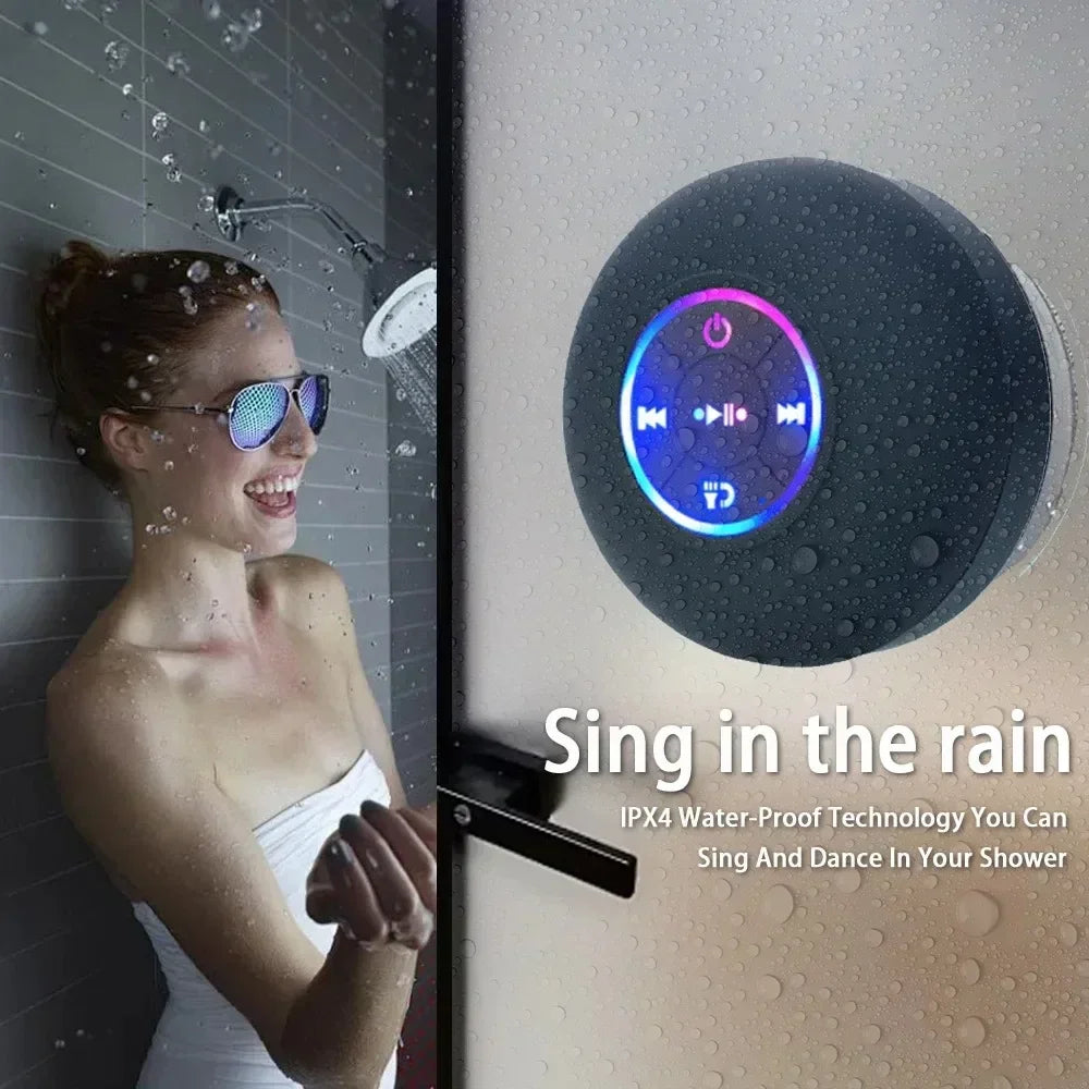 Mini Waterproof Speaker with Suction Cup