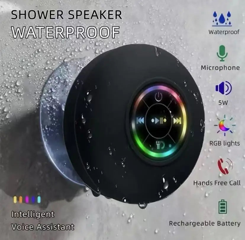 Mini Waterproof Speaker with Suction Cup