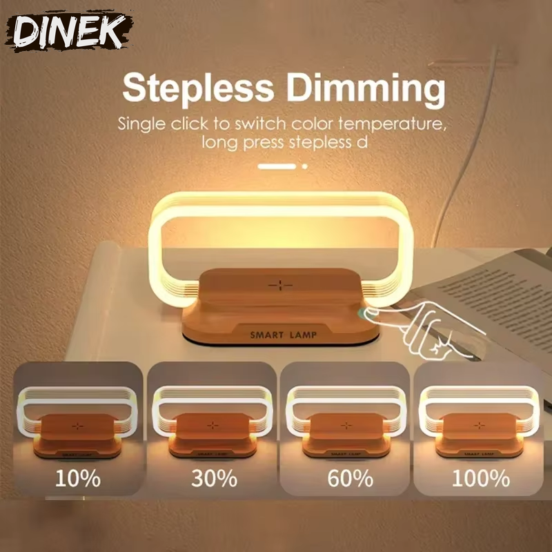 LED Desk Lamp & Wireless Charging Station
