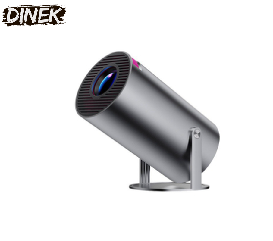 Portable Projector Small Straight Projector for Home Use 180 Degrees Projection Angle Automatic Focus Home Video Projector